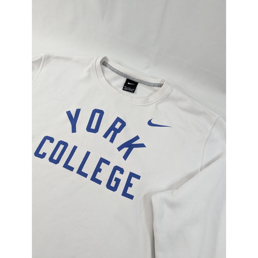 Nike Men's Crew Neck Pullover York College Cotton Blend XXL University